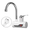 Electric Hot Water Heater Faucet Hot Cold Mixer Tap for Kitchen(EU Plug B)