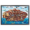 Animals On Noah'S Ark-Full Embroidery 3 Strands 11CT Stamped Cross Stitch-70*50CM-Large Size