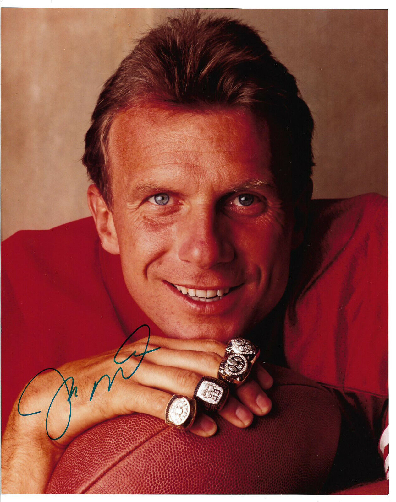 Joe Montana Authentic Signed 8x10 NFL Photo Poster painting Autographed, San Francisco 49ers