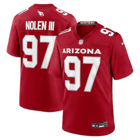 Youth Arizona Cardinals #97 Walter Nolen  Cardinal 2025 NFL Draft First Round Pick Game Jersey