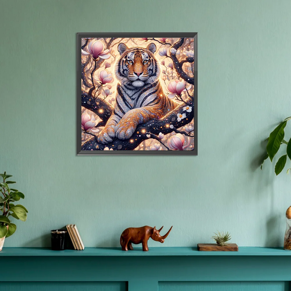 Diamond Painting - Full Round Drill - Tiger(Canvas|30*30cm)