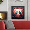 Diamond Painting -DIY Round Drill Heart Birds