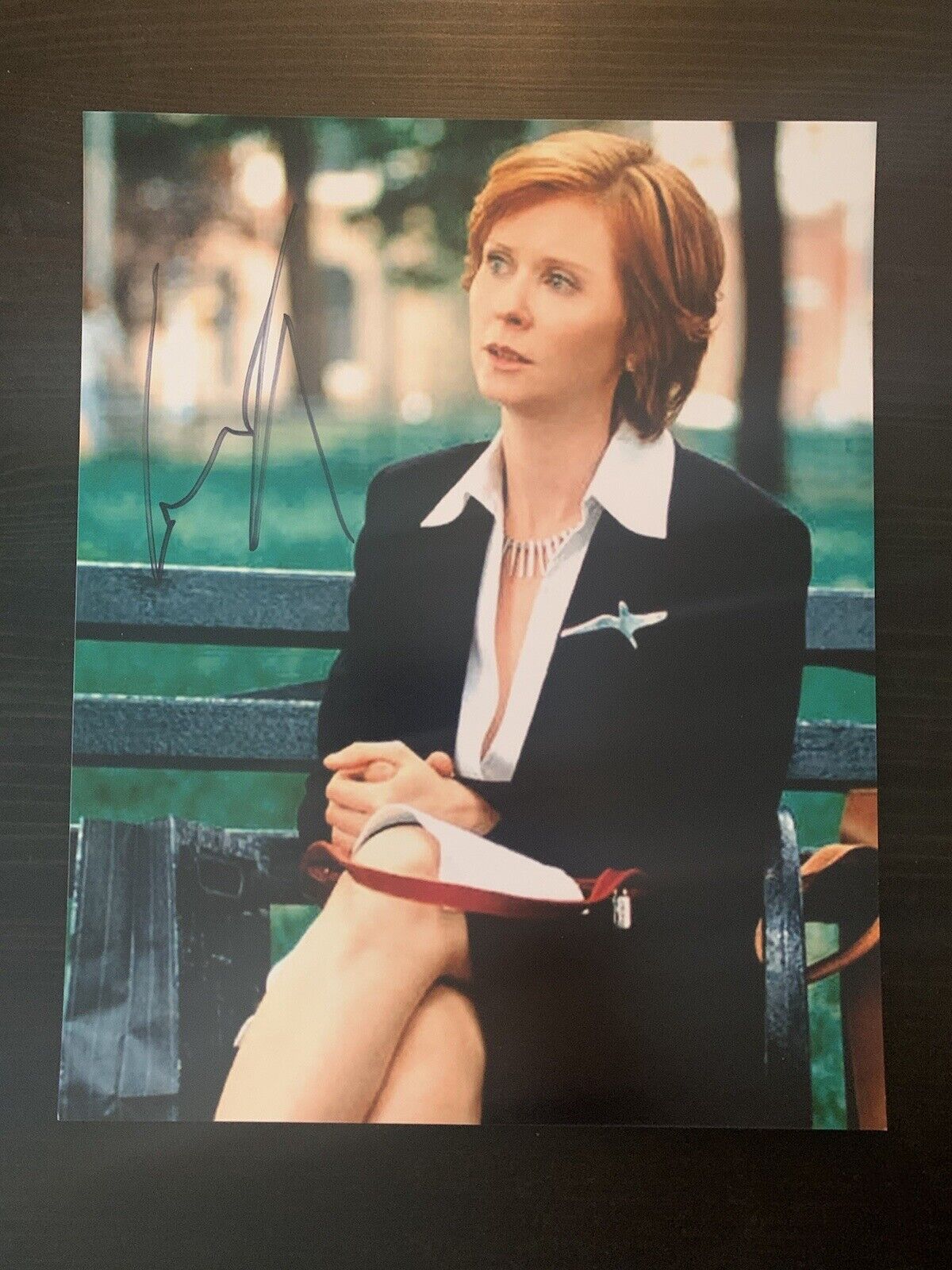 Cynthia Nixon signed 8x10 Photo Poster painting Sex And The City Miranda AUtographed