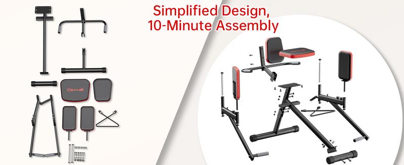 Product Introduction of Hip trainer, Adjustable Glute Machine Exercise Equipment, Suitable For Home Gym 5