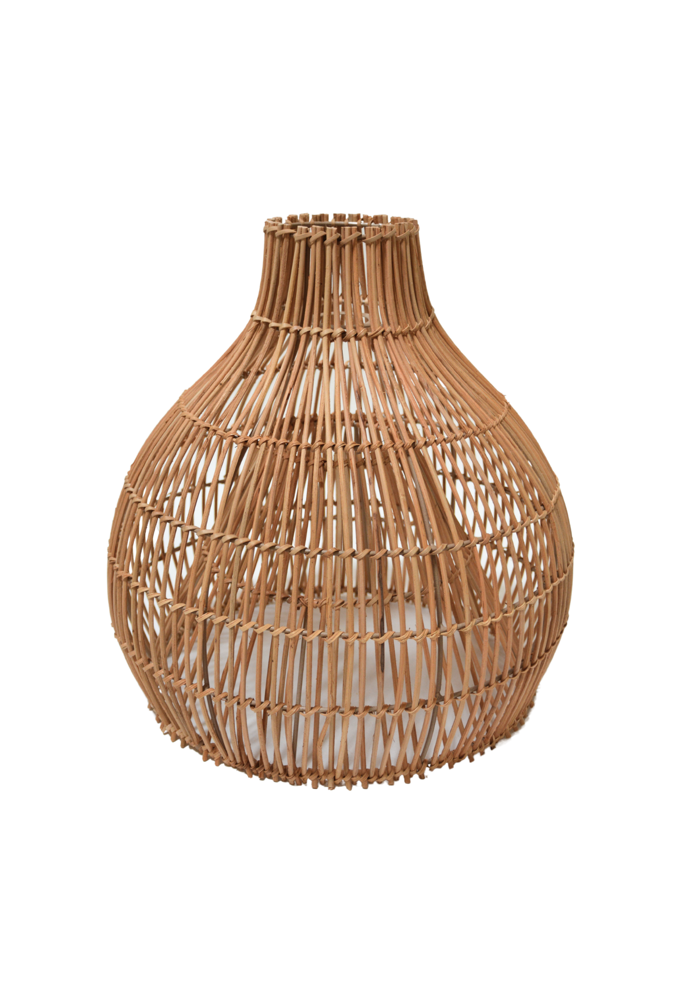 The Gili Pendant &ndash; Rattan &ndash; M -  Hippie Monkey