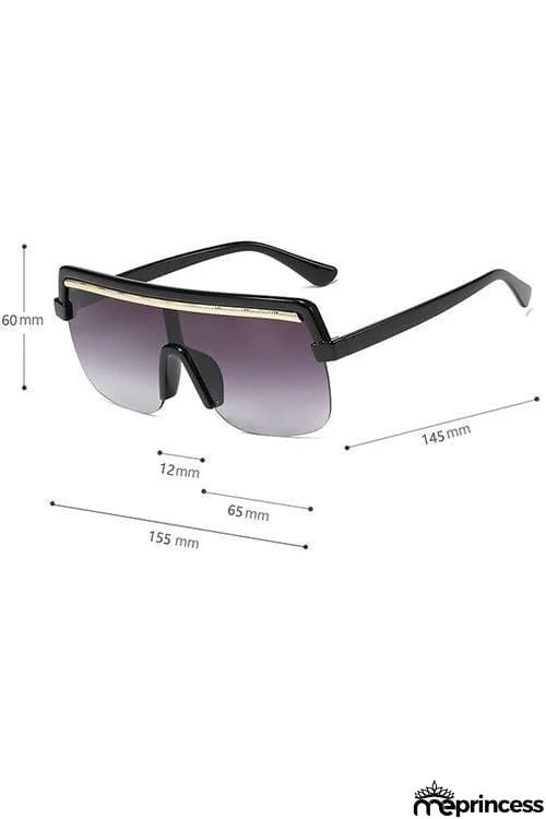 Metal Oversized Sunglasses