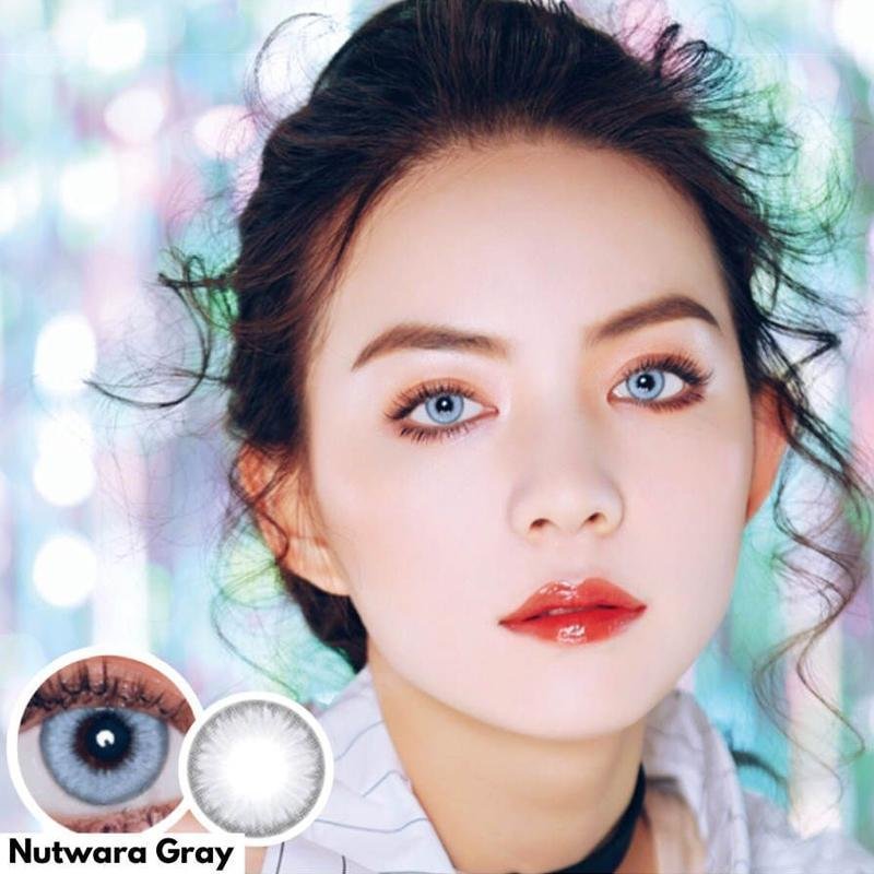 Natural gray (12 months) contact lenses