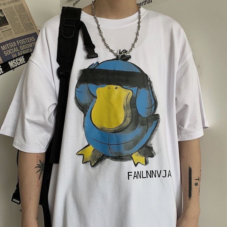 Kawaii Pokemon Cool Psyduck T-shirt  weebmemes