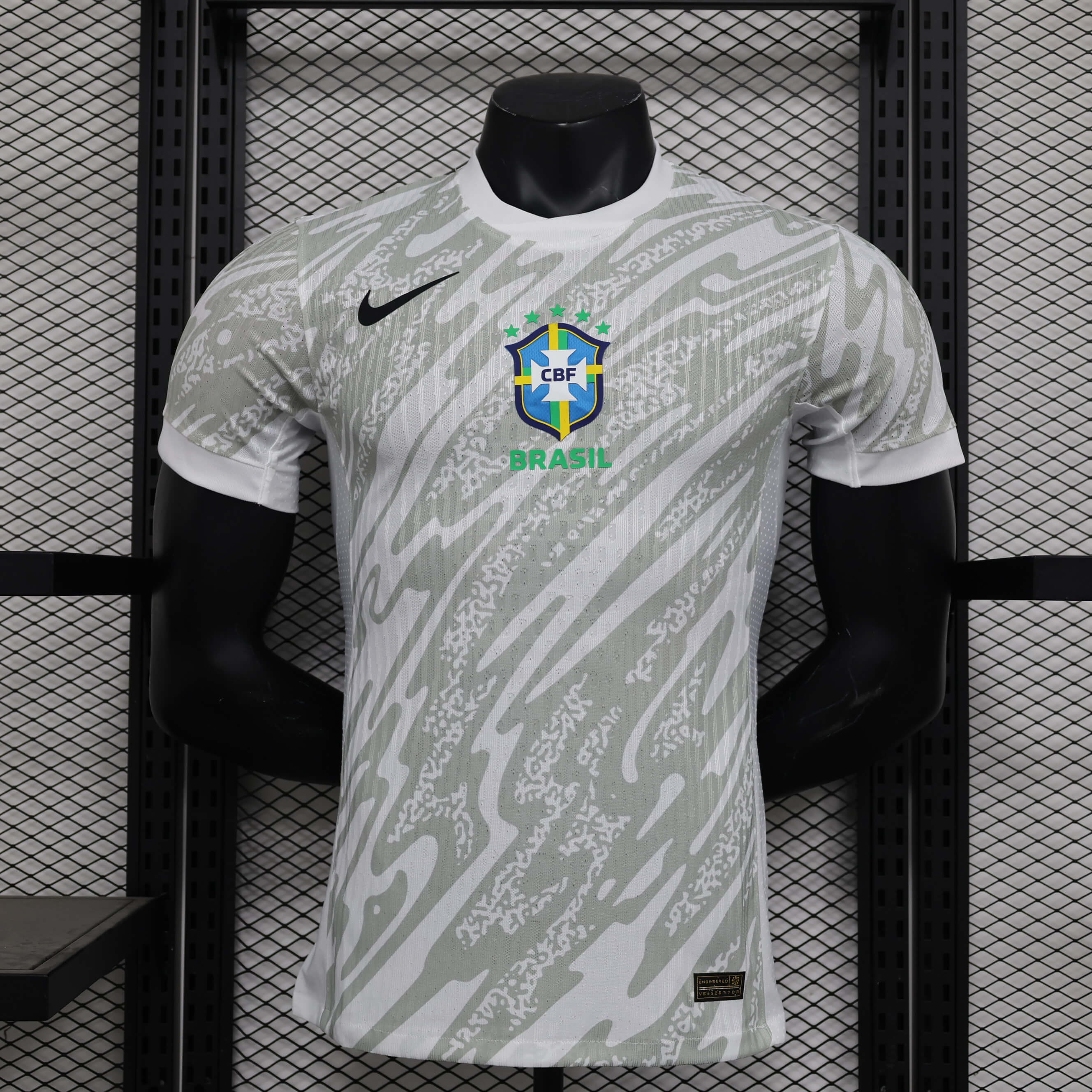 2024 Player Version Brazil Special Edition White Soccer Jersey mysite