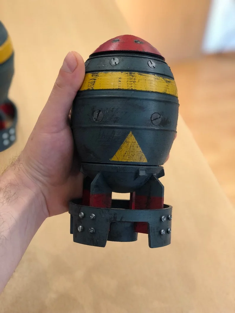 Mini Nuke Bomb | DICE Storage box | Fallout inspired