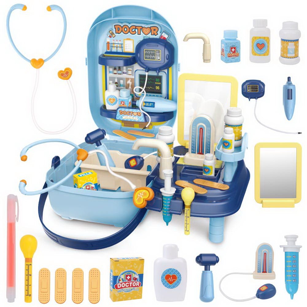 Kids Doctor Kit Toys, 34 Pcs Medical Doctor Role Playing Set