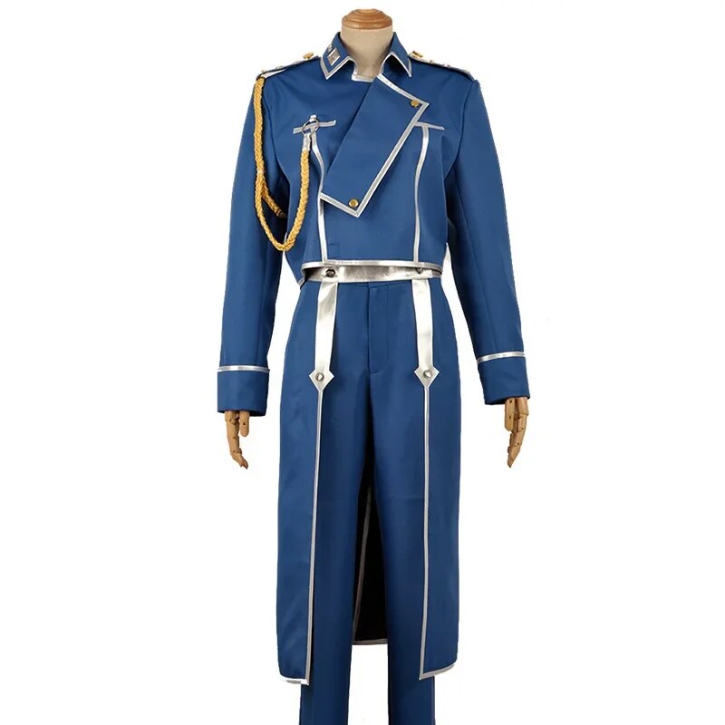 [Wetrose] In Stock Roy Mustang Cosplay Costume Fullmetal Alchemist Anime Full Set Halloween