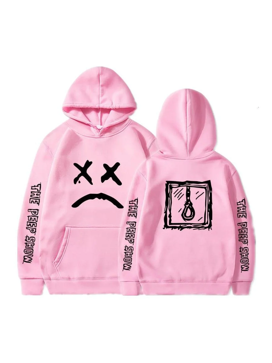 Unisex Lil Peep Hoodie Hip Hop Cry Baby Graphics Hooded Sweatshirt