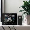 Wireless Weather Station with Humidity Atomic Clock Air Pressure for Patio House
