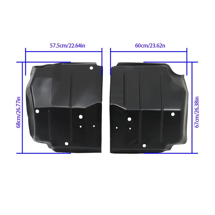 SEBLAFF 1 Pair of Front Floor Pans Passenger Side and Driver Side Replacement for 1976-1995 Wrangler YJ CJ5 CJ7 CJ8