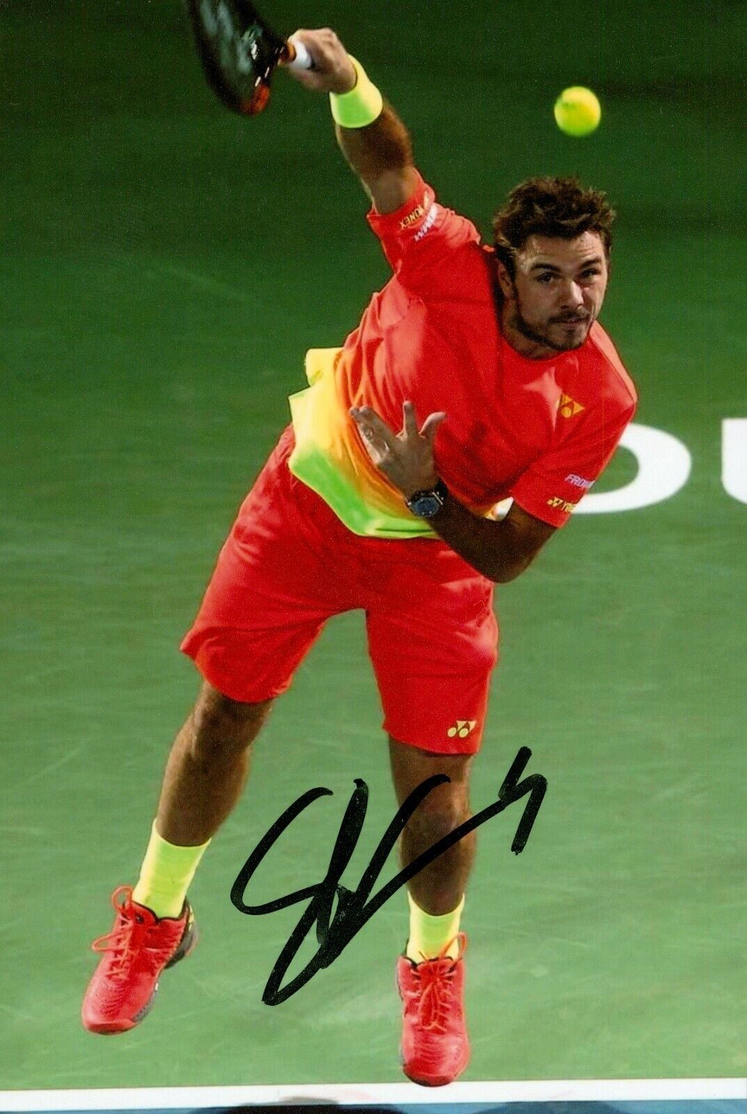 Stan Wawrinka Signed 6x4 Photo Poster painting Tennis Champion ATP Grand Slam Autograph + COA