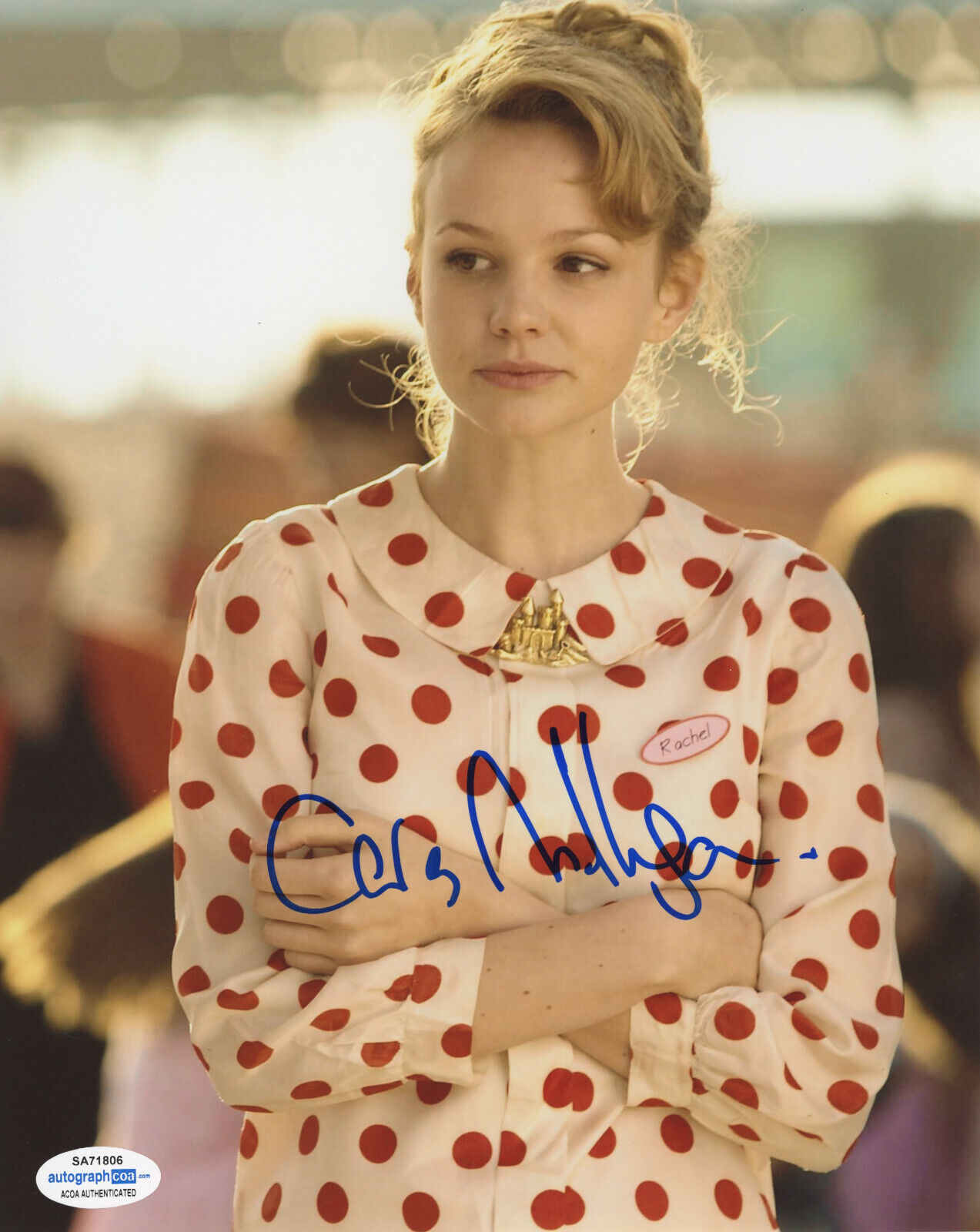 CAREY MULLIGAN SIGNED AND WHEN DID YOU LAST SEE YOUR FATHER 8x10 Photo Poster painting! ACOA COA