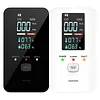4-in-1 Portable Carbon Monoxide Alarm with Digital Display Plug-in Carbon Monoxide Detector Temperature and Humidity Monitor for Travel Home Hotel Camping RV
