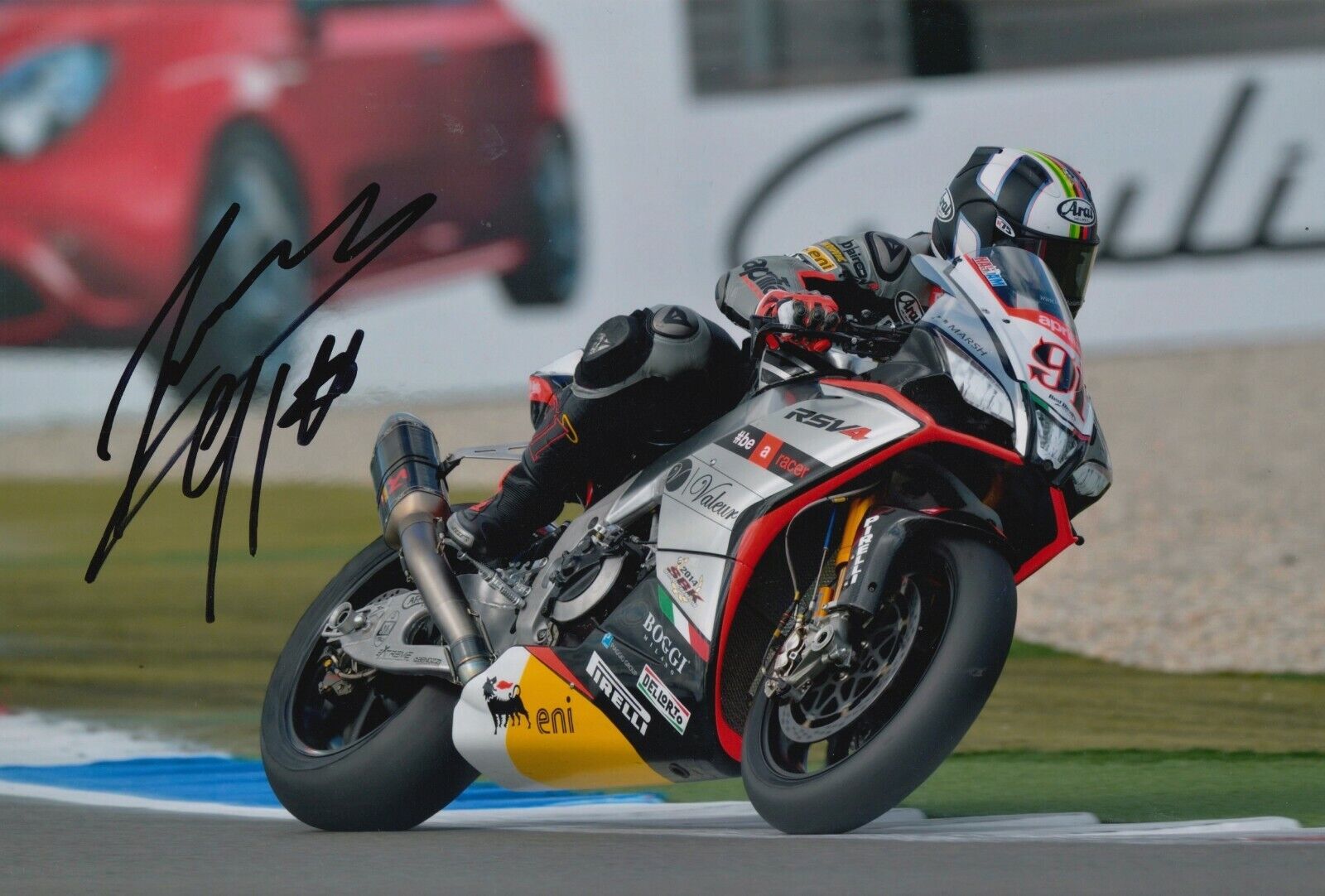 Leon Haslam Hand Signed 12x8 Photo Poster painting - WSBK Autograph 5.