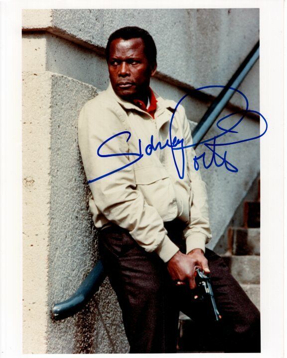 SIDNEY POITIER signed autographed 8x10 SHOOT TO KILL WARREN STANTIN Photo Poster painting