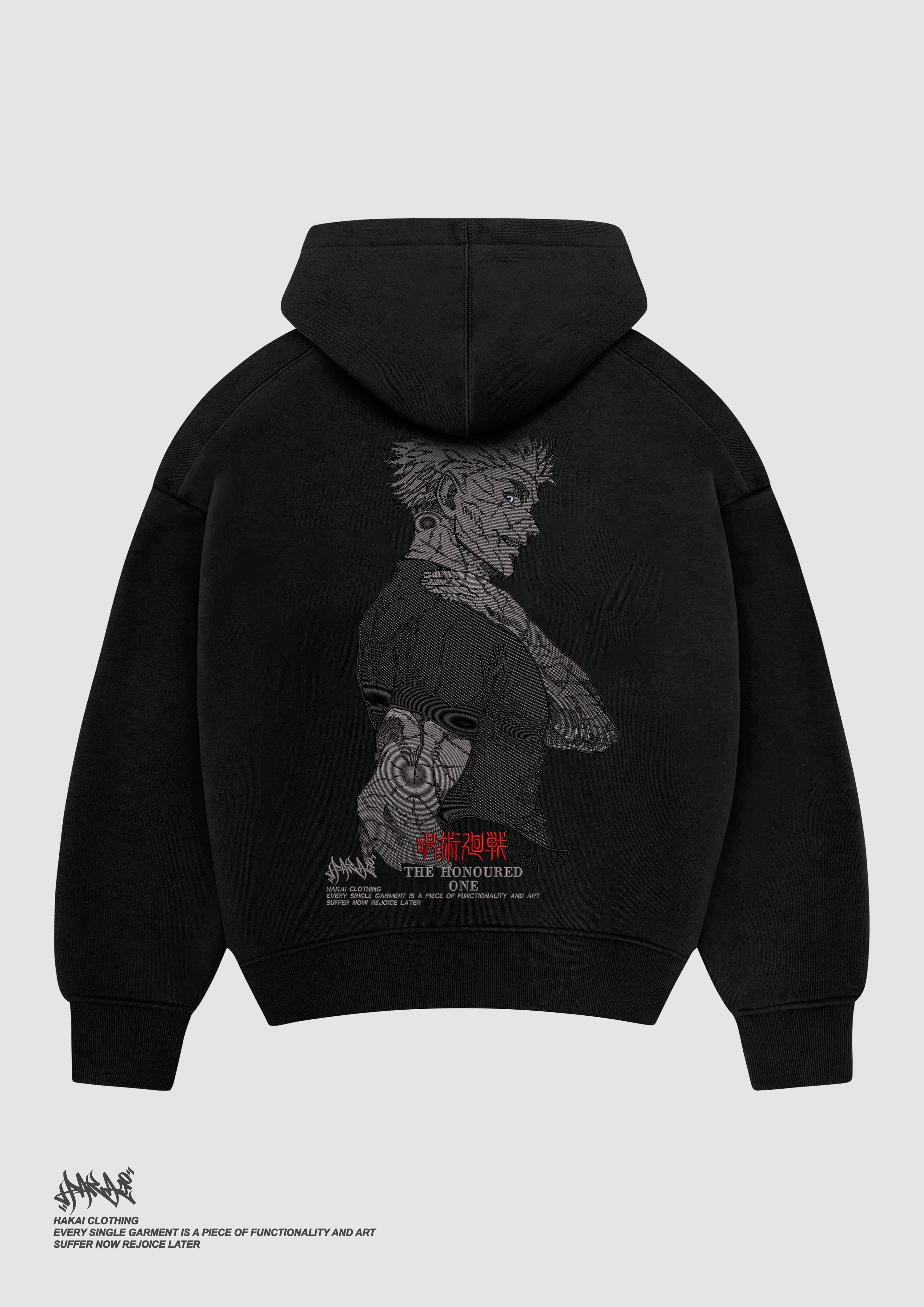 Limitless Embroidered Black Hoodie