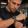 Nylon Stretchy Sport Strap Compatible for Amazfit Breathable Adjustable Replacement Wristbands Straps for Men Women Workouts and Daily Wear