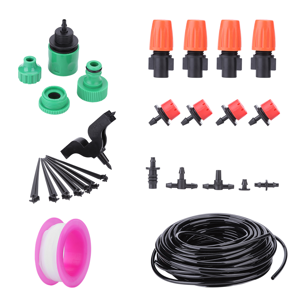 

1set Garden Watering Hose Sprinkler Automatic Atomization Irrigation System, 15m, 501 Original