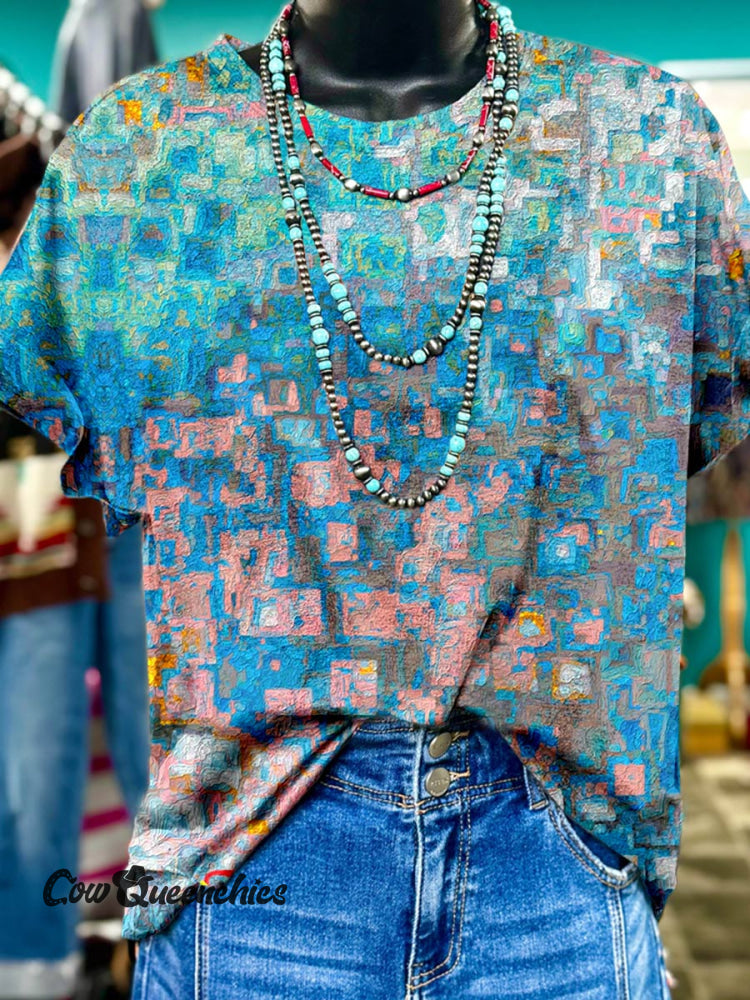 Blue Multi T-shirt Multicolor / S