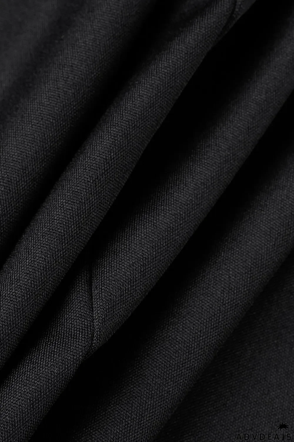 Black Casual Solid Patchwork Turn-back Collar Long Sleeve Two Pieces