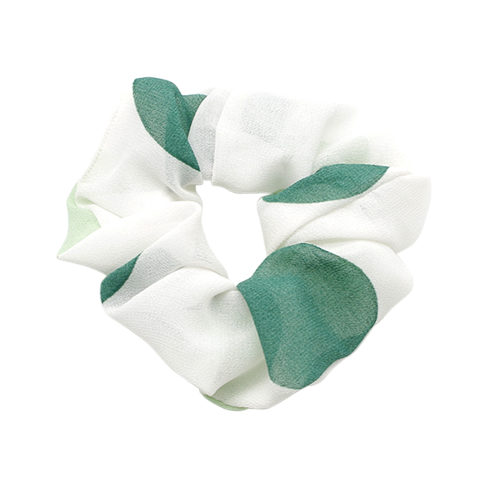 

Korean Dots Printed Scrunchies Women Girl Kids Elastic Hair Rope Tie Holder, Blue, 501 Original