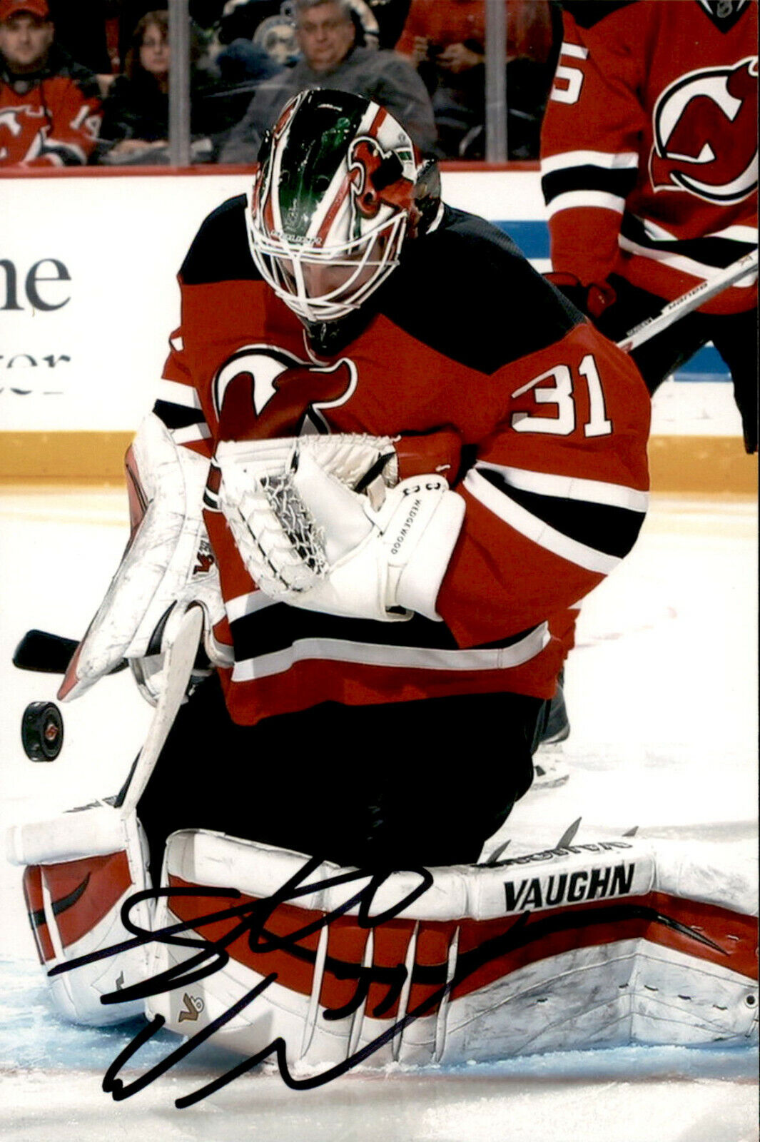 Scott Wedgewood SIGNED autographed 4x6 Photo Poster painting NEW JERSEY DEVILS #2