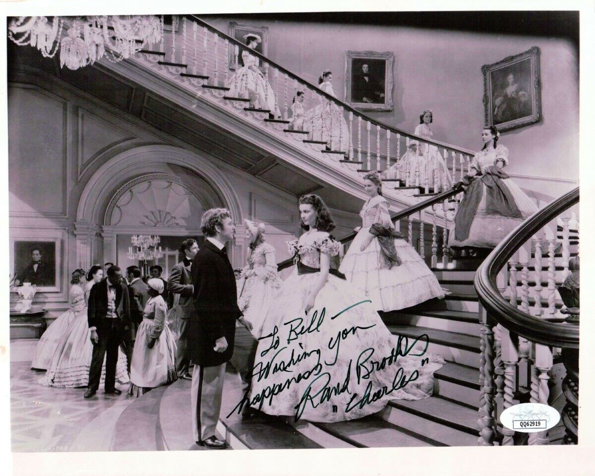 Rand Brooks Signed Autographed 8X10 Photo Poster painting Gone with the Wind JSA QQ62919