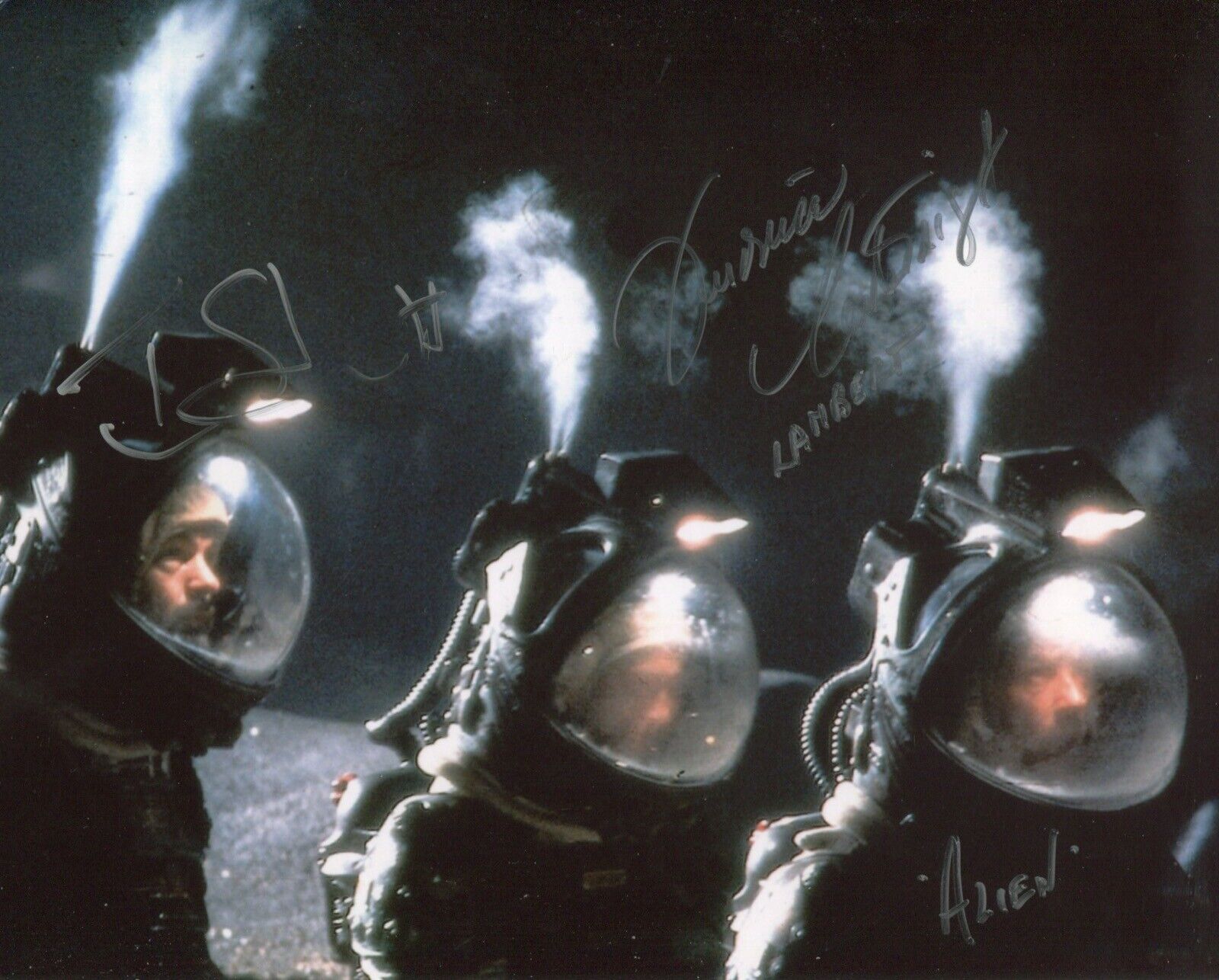 ALIEN movie Photo Poster painting signed by Veronica Cartwright & Tom Skerritt