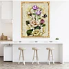 >SALE<5D Full Drill Diamond Embroidery Painting DIY Flowers Mosaic Cross Stitch