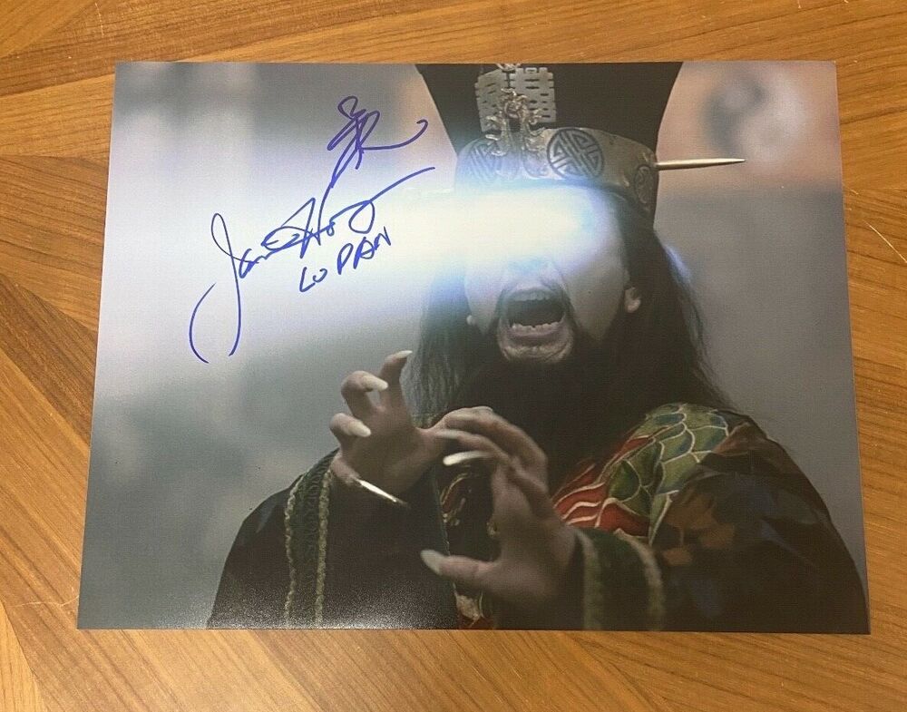 * JAMES HONG * signed 11x14 Photo Poster painting * BIG TROUBLE IN LITTLE CHINA * LO PAN * 19