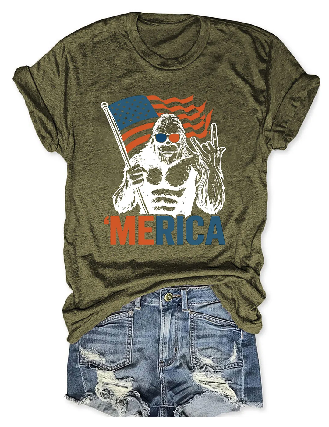 Bigfoot Merica T-shirt