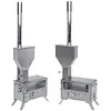 [US Local Warehouse] Hot Tent Stove with Chimney Pipe Portable Camp Stove with Oven Burning Fireplace for Outdoor Heating & Cooking Ice Fishing Hunting (Conventional)