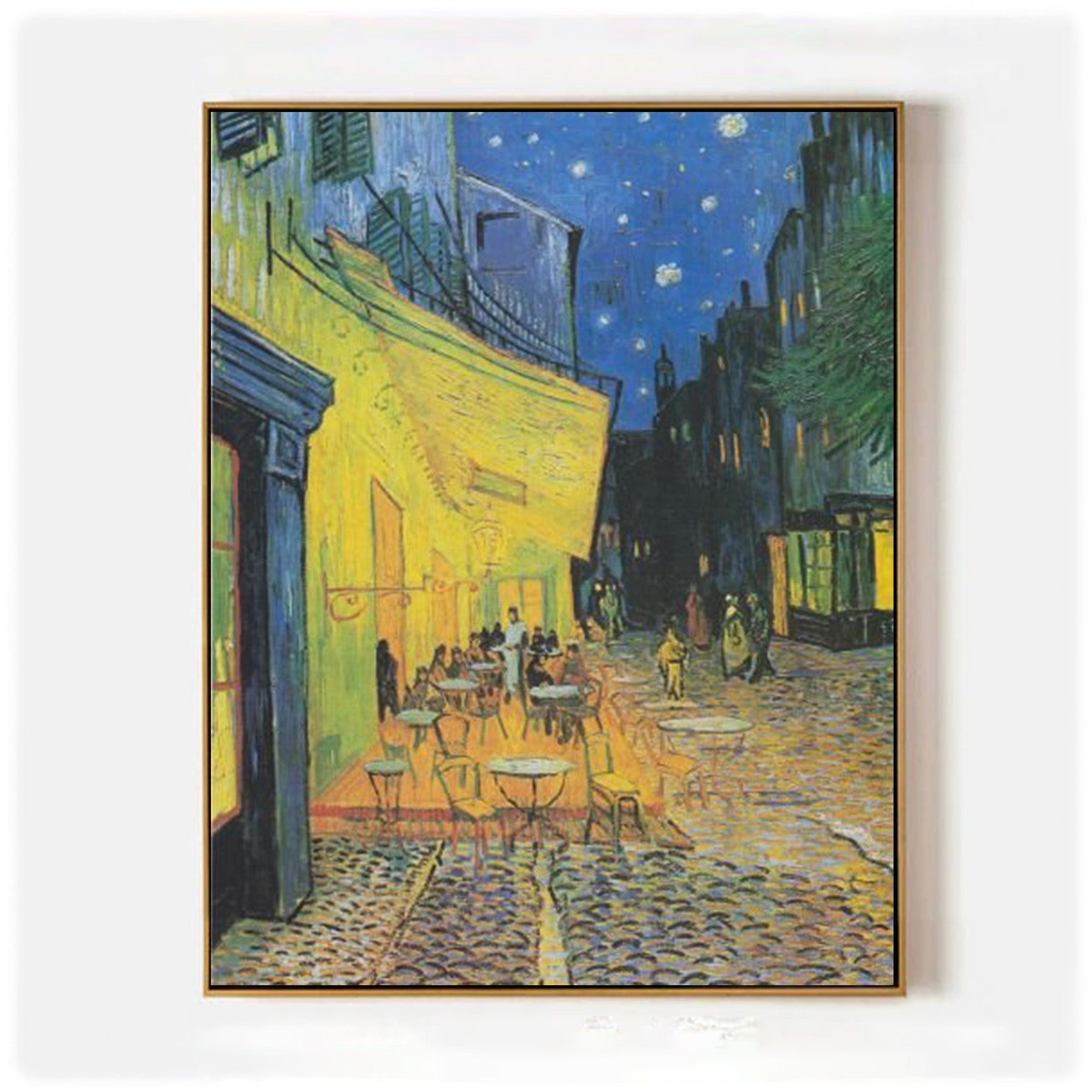 Arabelart The Cafe Terrace on the Place de Forum, Arles, at Night by Vincent van Gogh - Famous Art Reproduction