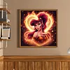 Cartoon-8 Full 14CT DIY Stamped Cross Stitch Kits Needlework Embroidery Kit 11.81x11.81inch Cross Stitch Art and Crafts Kits for Beginners Adults Home Decor