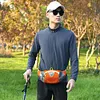 Nylon Phone Belt Bags Elastic Running Waistpack for Outdoor Sport (Orange)