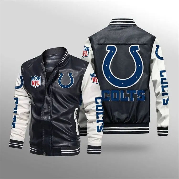 (4 colors available)Jacksonville Jaguars
Thermal Plush Leather Jacket