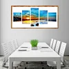 >SALE<5pcs 5D DIY Full Drill Diamond Painting Sunset Cross Stitch Embroidery Kit