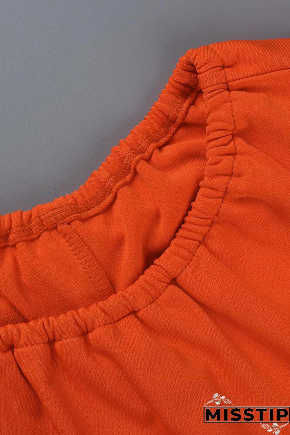 Blue Fashion Casual Solid Patchwork Off the Shoulder Half Sleeve Two Pieces