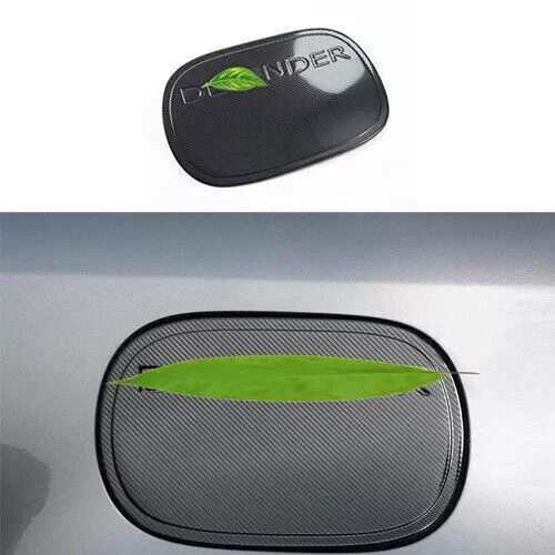 Dronehint Steel Carbon Fiber For Land Rover Defender Exterior Fuel Tank Cap Cover 2020-23 (For: Land Rover) Parts
