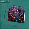 6PCS DIY Diamond Art Greeting Cards Horse Designs Congratulations Cards & Gifts