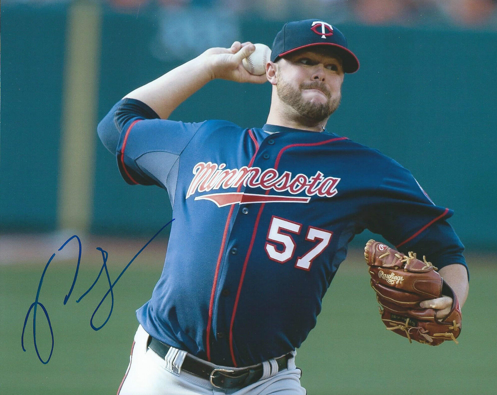 **GFA Minnesota Twins *RYAN PRESSLY* Signed 8x10 Photo Poster painting R1 COA**