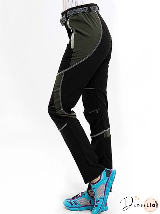 Women's Hiking Pants Trousers Patchwork Summer Outdoor Uv Resistant Breathable Quick Dry Lightweight Pants / Trousers