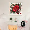 Christmas Red Flower-11CT Stamped/Counted Cross Stitch 40*40cm/15.75*15.75in tapestrymarket