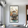 Diamond Painting -DIY Round Drill Forest Girl and the Book(30x70cm)