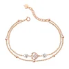 Gioiacombo™ Regalo di San Valentino 🎁 Bracciale Doppio Cuore di Diamanti